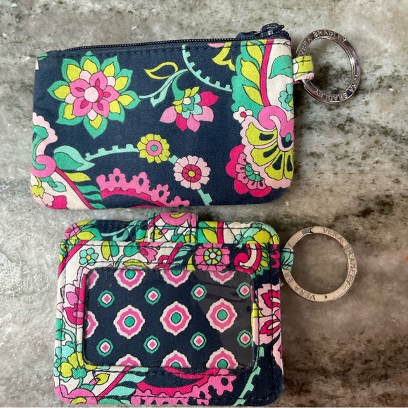 Vera Bradley Little Hipster Crossbody Petal Paisley Retired  ID pouch and wallet - Picture 10 of 13
